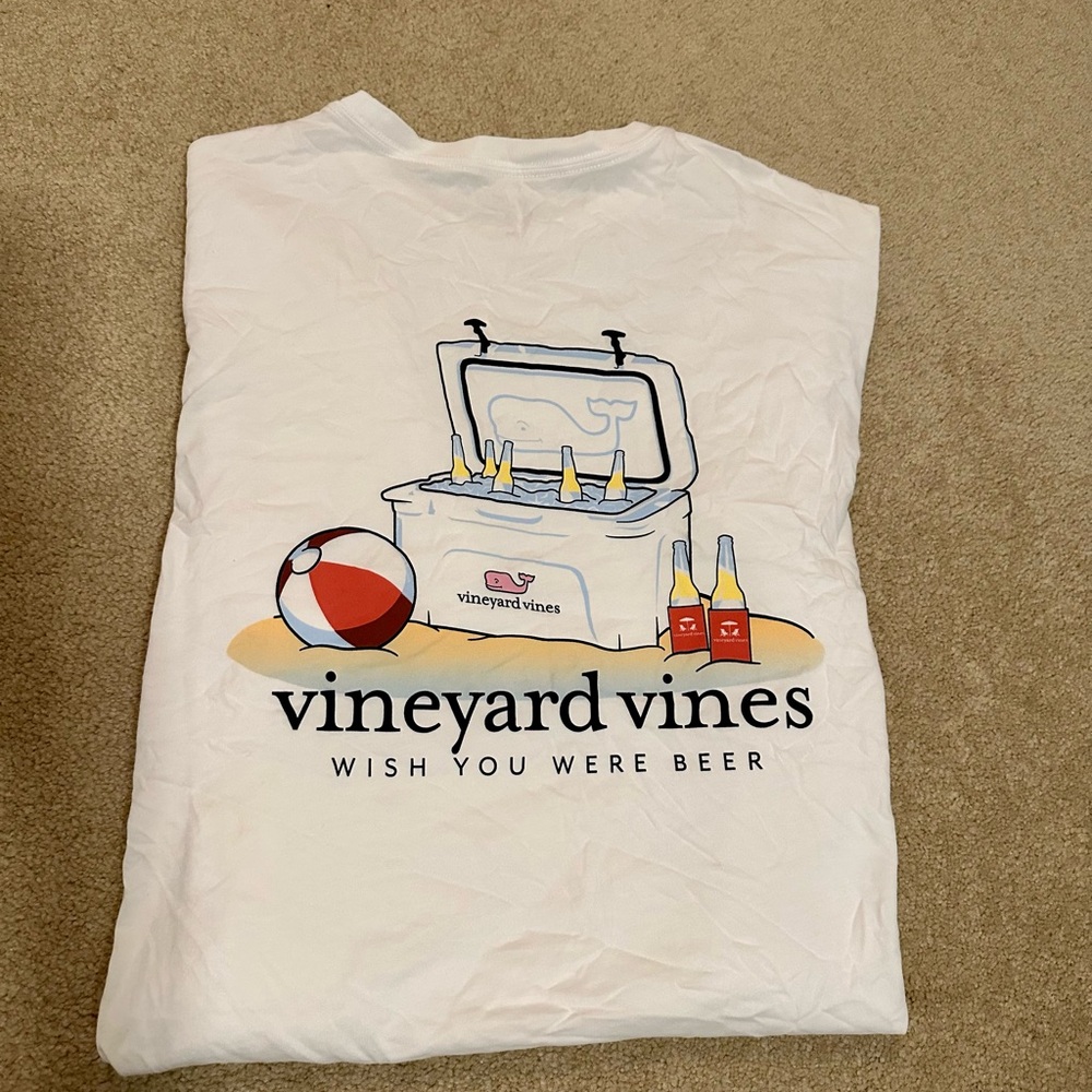 Vineyard Vines White Graphic T-Shirt